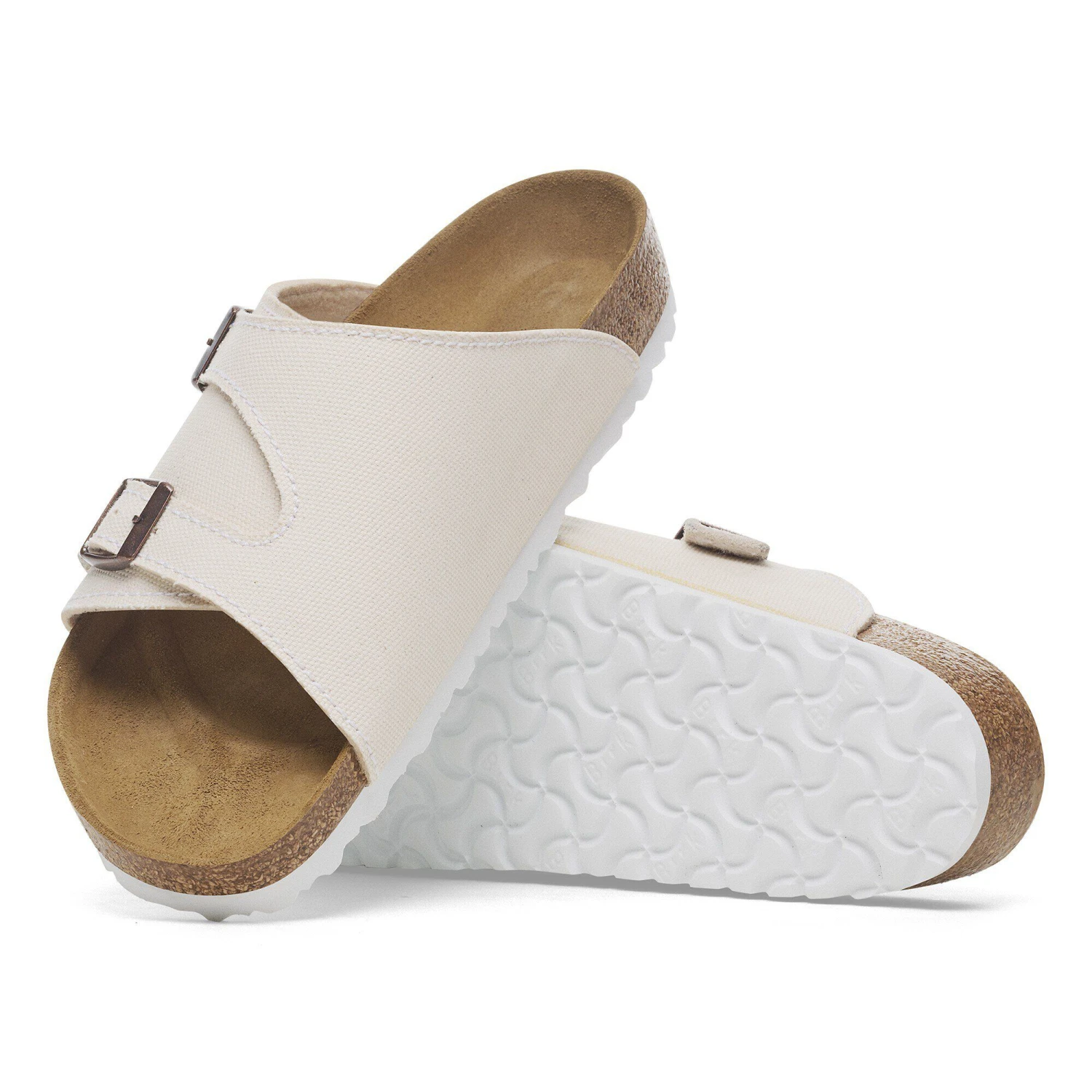 Birkenstock Zürich Canvas Natural Fibre Eggshell 4 Birkenstock Zürich Canvas Natural Fibre Eggshell - Image 4