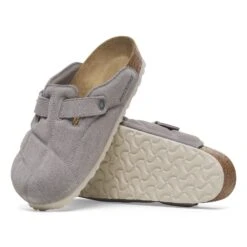 Birkenstock Boston Quilted Suede Leather Stone Coin 11 Birkenstock Boston Quilted Suede Leather Stone Coin -Birkenstock Sale Store 1028810 sole