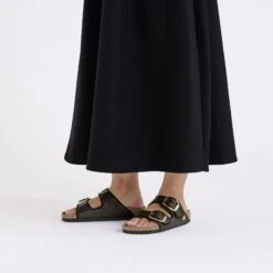 Birkenstock Arizona Big Buckle Textile Raffia Black 14 Birkenstock Arizona Big Buckle Textile Raffia Black -Birkenstock Sale Store 1029033 f look f