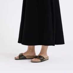 Birkenstock Madrid Big Buckle Raffia Textile Raffia Black 15 Birkenstock Madrid Big Buckle Raffia Textile Raffia Black -Birkenstock Sale Store 1029034 f look f