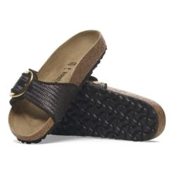 Birkenstock Madrid Big Buckle Raffia Textile Raffia Black 13 Birkenstock Madrid Big Buckle Raffia Textile Raffia Black -Birkenstock Sale Store 1029034 sole