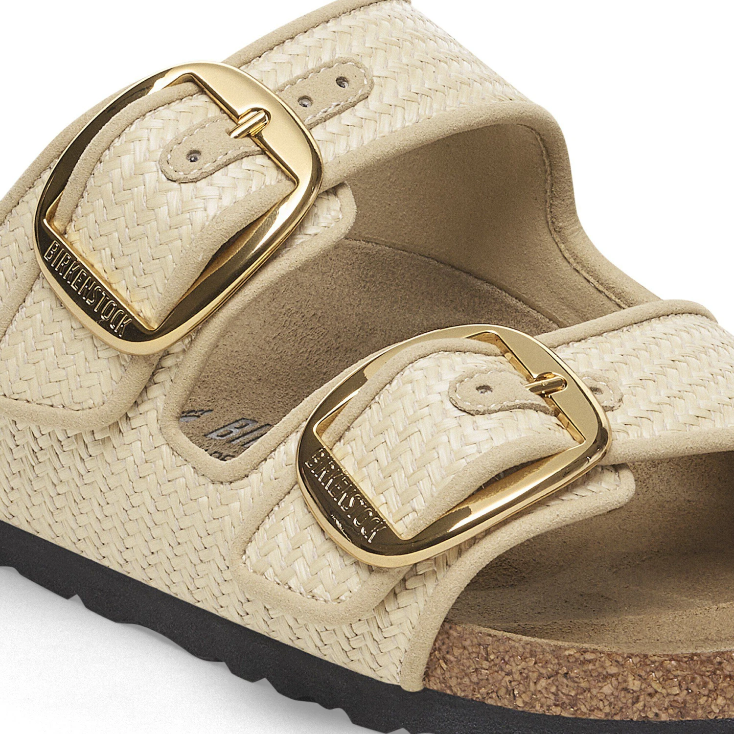 Birkenstock Arizona Big Buckle Textile Raffia Naturale 6 Birkenstock Arizona Big Buckle Textile Raffia Naturale - Image 6