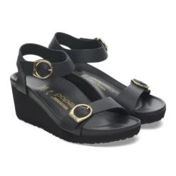 Soley Ring-Buckle Leather Black -Birkenstock Sale Store 1029091 pair