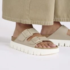 Arizona Chunky Birko-Flor Sandcastle 11 Arizona Chunky Birko-Flor Sandcastle -Birkenstock Sale Store 1029094 f closeup f