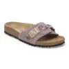 Birkenstock Oita Braided Suede Leather Faded Purple