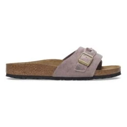 Birkenstock Oita Braided Suede Leather Faded Purple -Birkenstock Sale Store 1029104 side