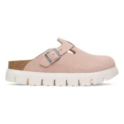 Boston Chunky Suede Leather Light Rose -Birkenstock Sale Store 1029125 side