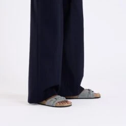 Birkenstock Oita Braided Suede Leather Basalt Gray -Birkenstock Sale Store 1029130 f look f