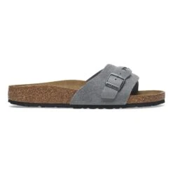 Birkenstock Oita Braided Suede Leather Basalt Gray -Birkenstock Sale Store 1029130 side