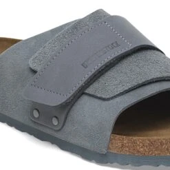 Birkenstock Kyoto Nubuck-Suede Leather Basalt Gray -Birkenstock Sale Store 1029144 detail 1