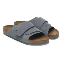 Birkenstock Kyoto Nubuck-Suede Leather Basalt Gray -Birkenstock Sale Store 1029144 pair