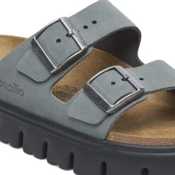 Arizona Chunky Suede Leather Basalt Gray/ Black 13 Arizona Chunky Suede Leather Basalt Gray/ Black -Birkenstock Sale Store 1029150 detail 1