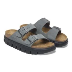 Arizona Chunky Suede Leather Basalt Gray/ Black 12 Arizona Chunky Suede Leather Basalt Gray/ Black -Birkenstock Sale Store 1029150 pair