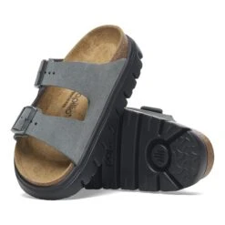 Arizona Chunky Suede Leather Basalt Gray/ Black 14 Arizona Chunky Suede Leather Basalt Gray/ Black -Birkenstock Sale Store 1029150 sole