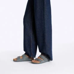 Birkenstock Arizona Suede Leather Basalt Gray -Birkenstock Sale Store 1029192 f look f