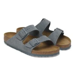 Birkenstock Arizona Suede Leather Basalt Gray -Birkenstock Sale Store 1029192 pair