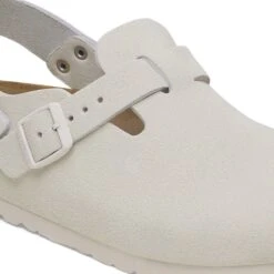 Birkenstock Tokio Suede Leather Antique White -Birkenstock Sale Store 1029198 detail 1