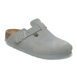 Birkenstock Boston Suede Leather Pure Sage