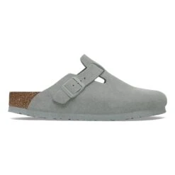 Birkenstock Boston Suede Leather Pure Sage -Birkenstock Sale Store 1029212 side