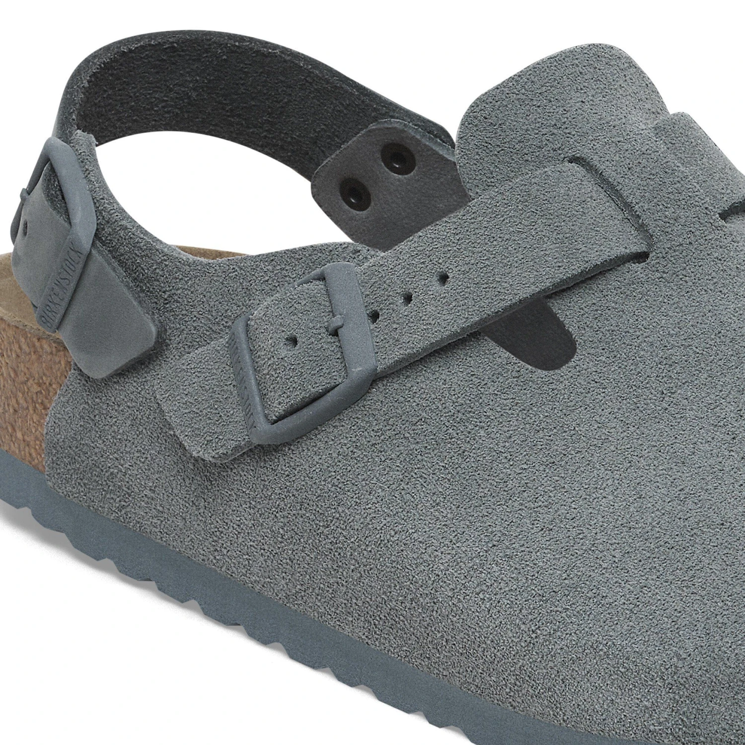 Birkenstock Tokio Suede Leather Basalt Gray 4 Birkenstock Tokio Suede Leather Basalt Gray - Image 4