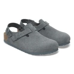 Birkenstock Tokio Suede Leather Basalt Gray 11 Birkenstock Tokio Suede Leather Basalt Gray -Birkenstock Sale Store 1029217 pair