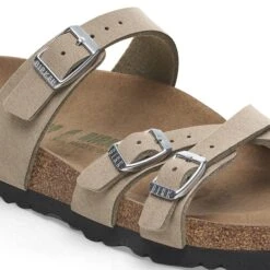 Birkenstock Franca Synthetics Gray Taupe -Birkenstock Sale Store 1029238 detail 1