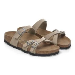 Birkenstock Franca Synthetics Gray Taupe -Birkenstock Sale Store 1029238 pair