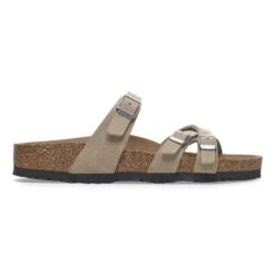 Birkenstock Franca Synthetics Gray Taupe -Birkenstock Sale Store 1029238 side