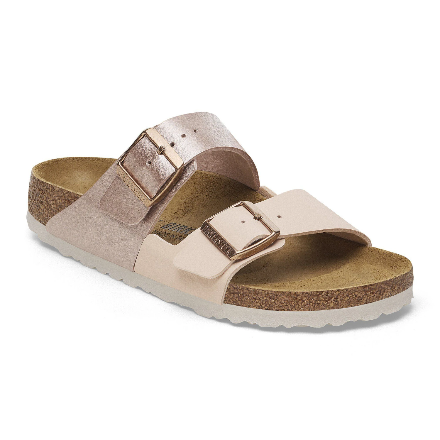 Birkenstock Arizona Split Birko-Flor New Beige/Copper 1 Birkenstock Arizona Split Birko-Flor New Beige/Copper