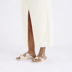 Birkenstock Arizona Split Birko-Flor New Beige/Copper 11 Birkenstock Arizona Split Birko-Flor New Beige/Copper -Birkenstock Sale Store 1029251 f look f