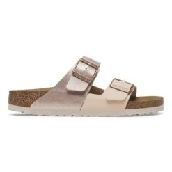 Birkenstock Arizona Split Birko-Flor New Beige/Copper 9 Birkenstock Arizona Split Birko-Flor New Beige/Copper -Birkenstock Sale Store 1029251 side