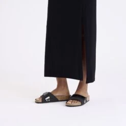 Birkenstock Oita Nubuck Leather Black -Birkenstock Sale Store 1029278 f look f