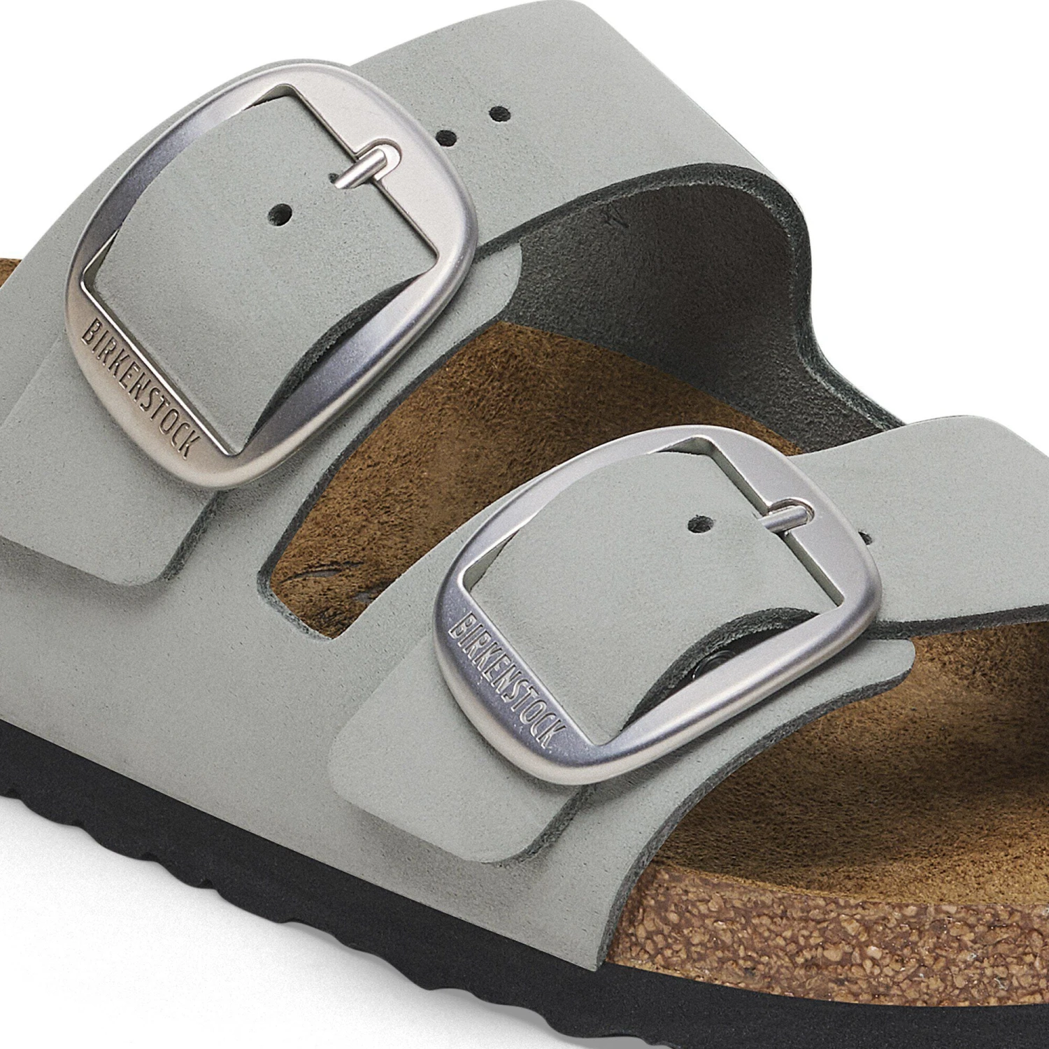Birkenstock Arizona Big Buckle Nubuck Leather Pure Sage 6 Birkenstock Arizona Big Buckle Nubuck Leather Pure Sage - Image 6