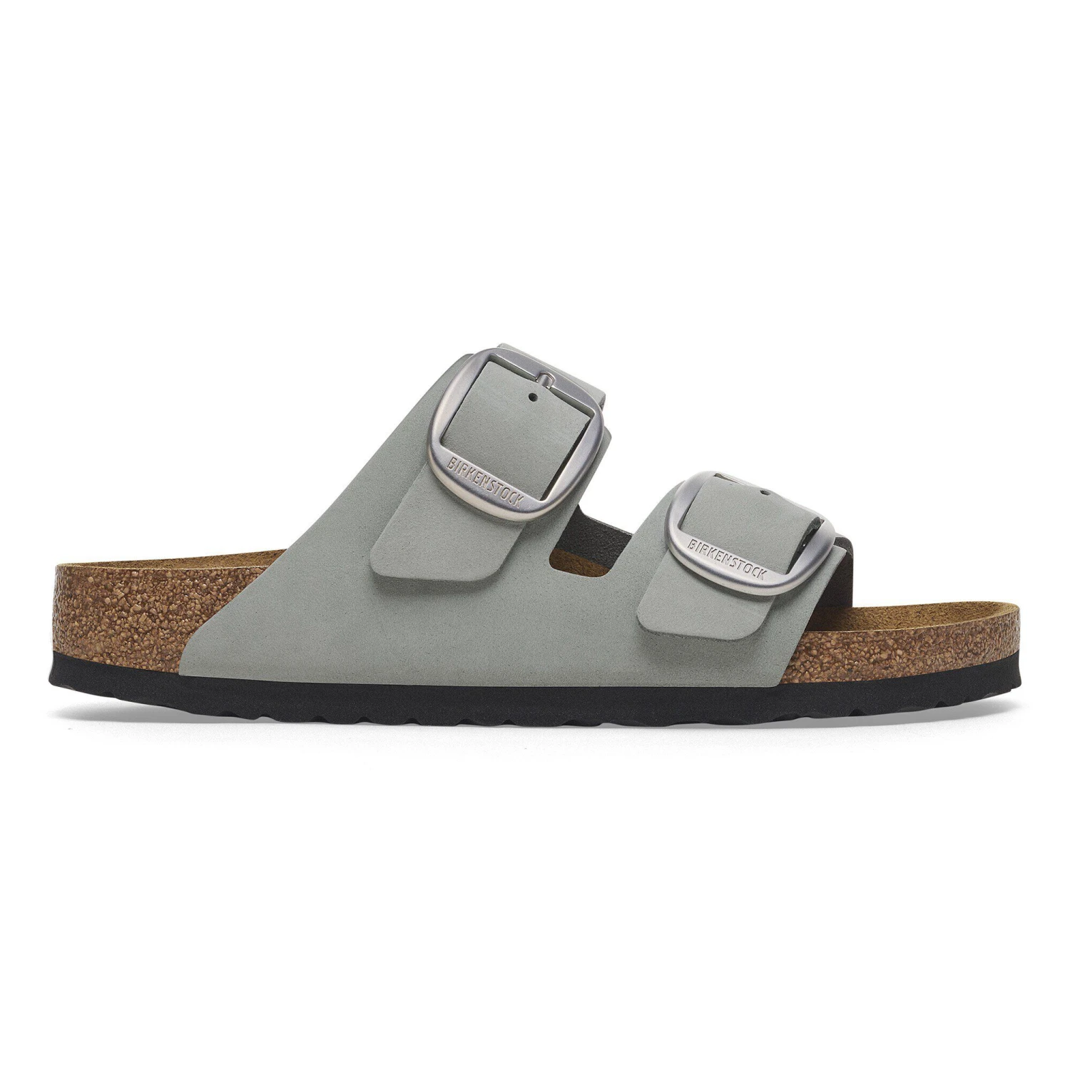 Birkenstock Arizona Big Buckle Nubuck Leather Pure Sage 3 Birkenstock Arizona Big Buckle Nubuck Leather Pure Sage - Image 3