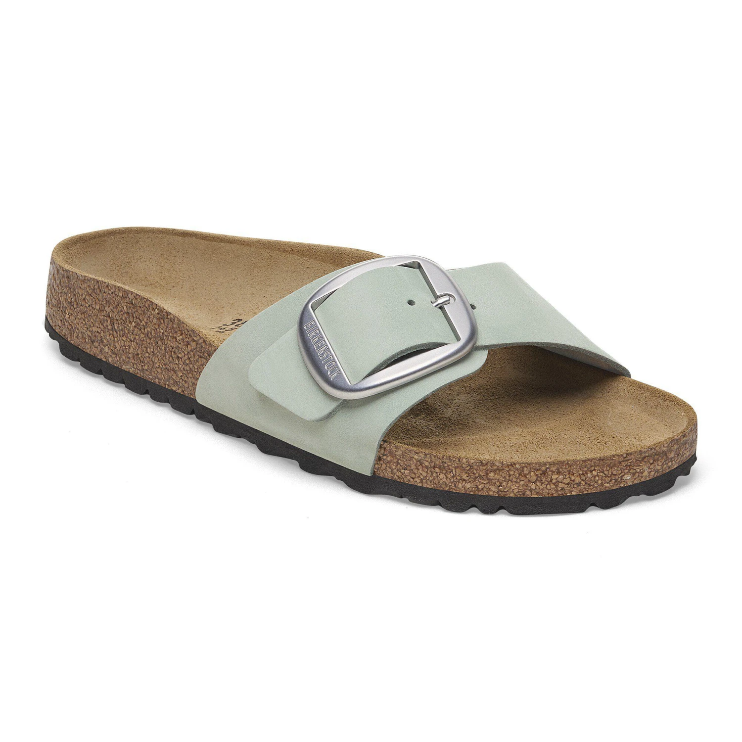Birkenstock Madrid Big Buckle Nubuck Leather Pure Sage 1 Birkenstock Madrid Big Buckle Nubuck Leather Pure Sage