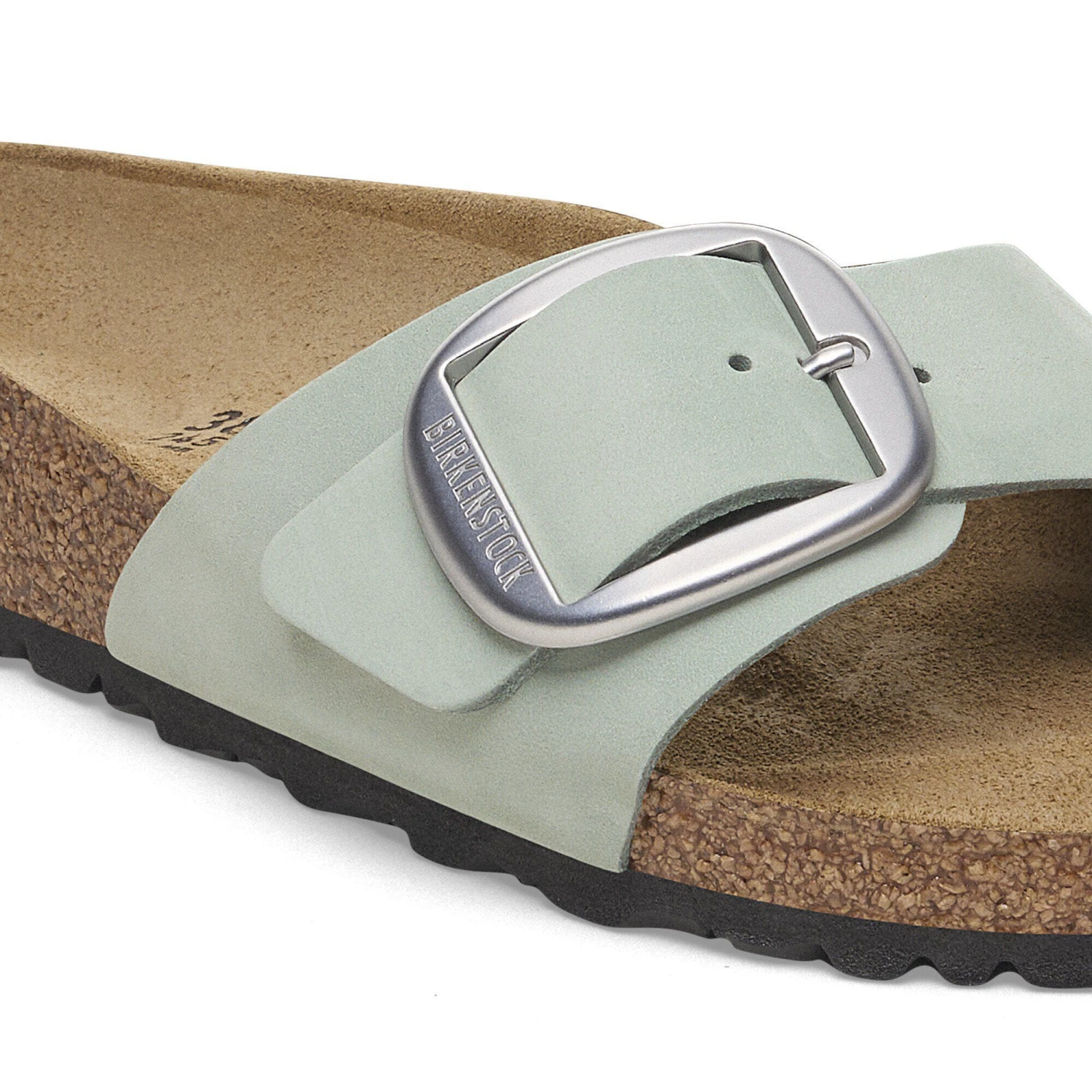 Birkenstock Madrid Big Buckle Nubuck Leather Pure Sage 8 Birkenstock Madrid Big Buckle Nubuck Leather Pure Sage - Image 8