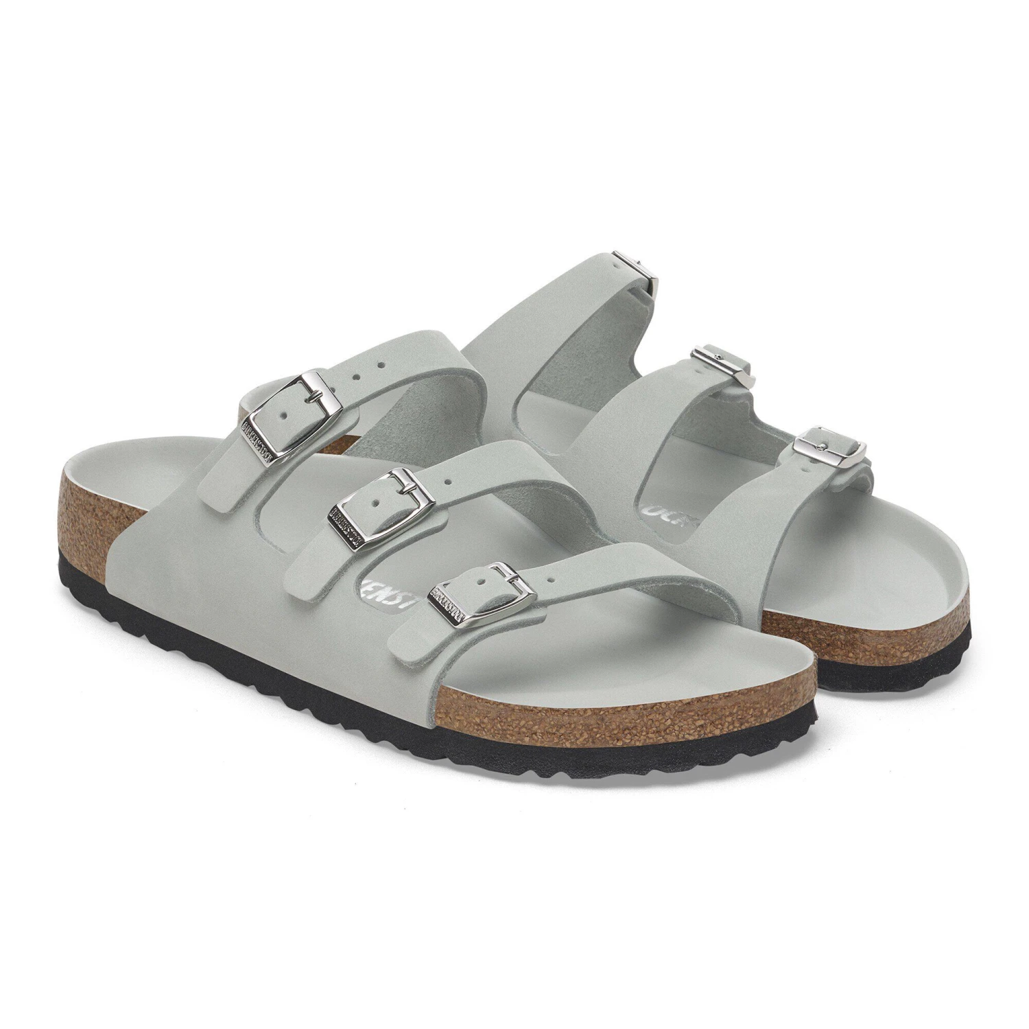 Birkenstock Florida Nubuck Leather Pure Sage 6 Birkenstock Florida Nubuck Leather Pure Sage - Image 6