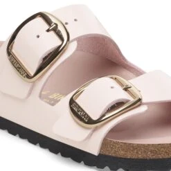 Birkenstock Arizona Big Buckle Natural Leather Patent High-Shine Light Rose -Birkenstock Sale Store 1029352 detail 1