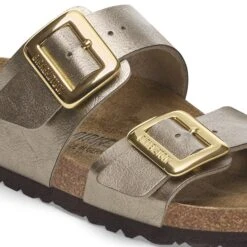 Birkenstock Sydney Luxe Buckle Birko-Flor Graceful Taupe 14 Birkenstock Sydney Luxe Buckle Birko-Flor Graceful Taupe -Birkenstock Sale Store 1029356 detail 1