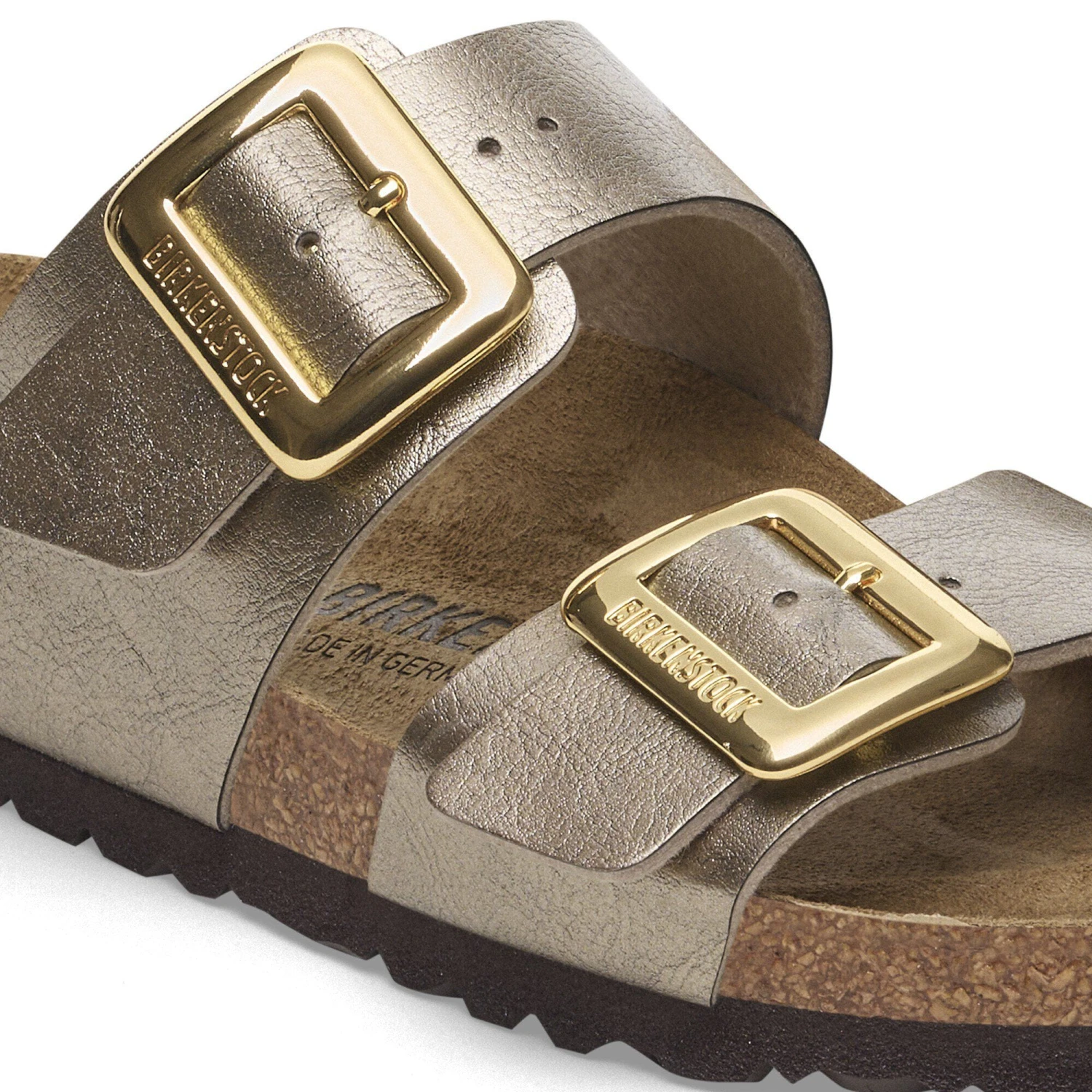Birkenstock Sydney Luxe Buckle Birko-Flor Graceful Taupe 7 Birkenstock Sydney Luxe Buckle Birko-Flor Graceful Taupe - Image 7