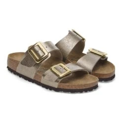 Birkenstock Sydney Luxe Buckle Birko-Flor Graceful Taupe 11 Birkenstock Sydney Luxe Buckle Birko-Flor Graceful Taupe -Birkenstock Sale Store 1029356 pair