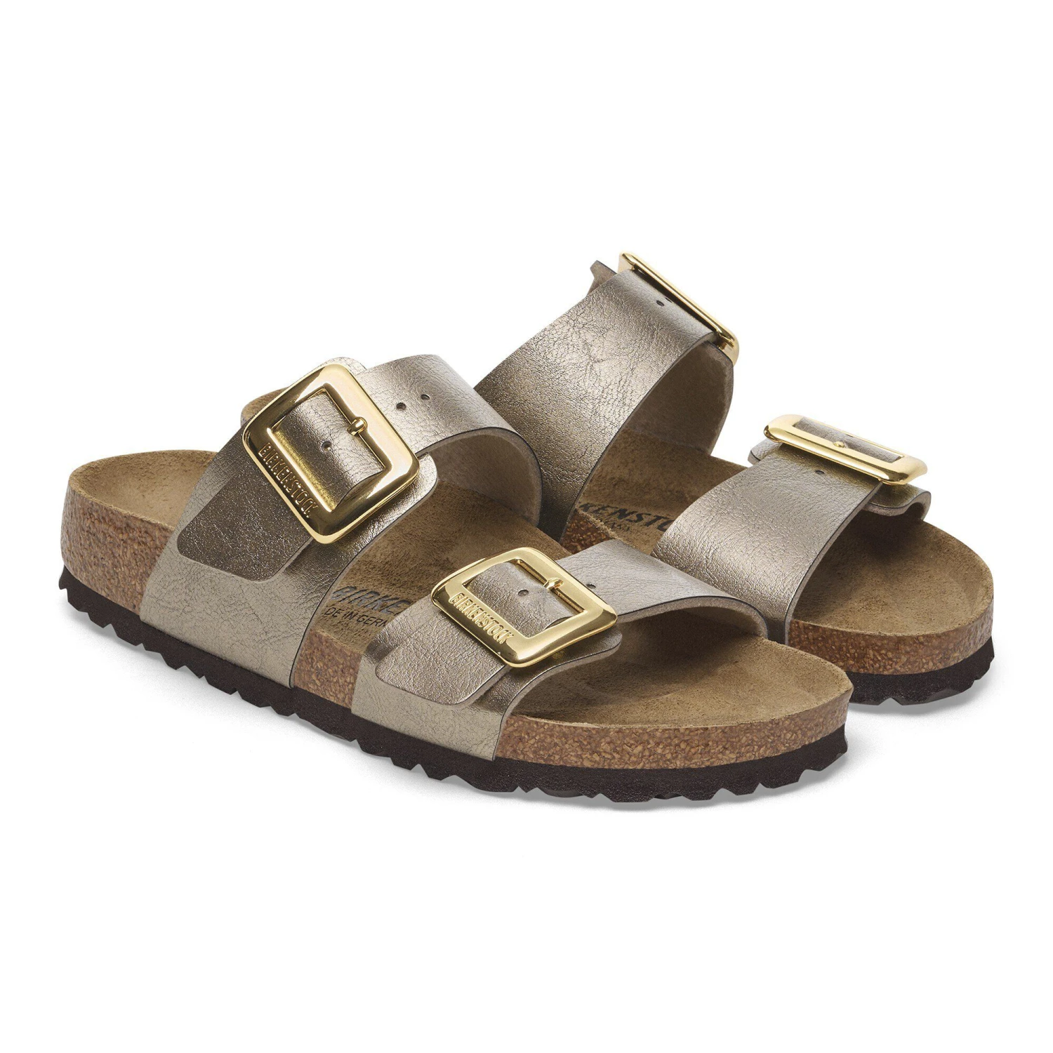 Birkenstock Sydney Luxe Buckle Birko-Flor Graceful Taupe 4 Birkenstock Sydney Luxe Buckle Birko-Flor Graceful Taupe - Image 4