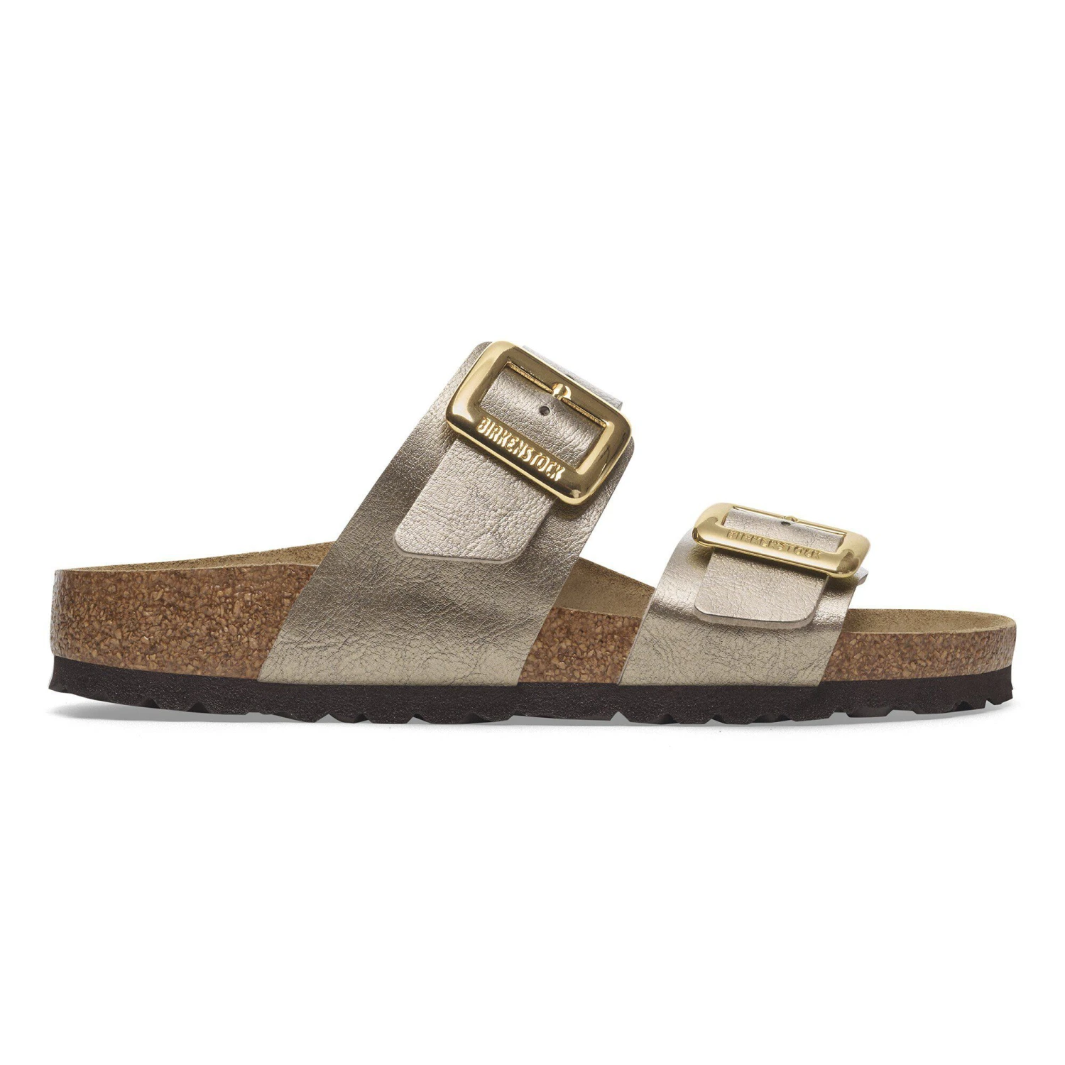 Birkenstock Sydney Luxe Buckle Birko-Flor Graceful Taupe 3 Birkenstock Sydney Luxe Buckle Birko-Flor Graceful Taupe - Image 3