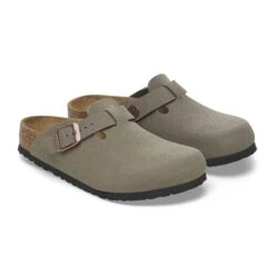 Birkenstock Boston Kids Birkibuc Stone -Birkenstock Sale Store 1029357 pair