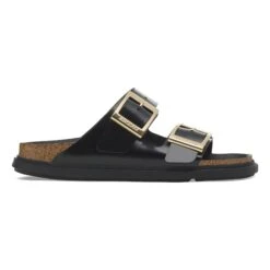 Birkenstock Arizona Droplet Buckle Natural Leather Patent High Shine Black 10 Birkenstock Arizona Droplet Buckle Natural Leather Patent High Shine Black -Birkenstock Sale Store 1029364 side