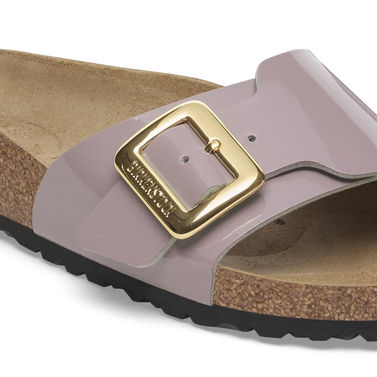 Birkenstock Catalina Luxe Buckle Birko-Flor Patent Patent Faded Purple 8 Birkenstock Catalina Luxe Buckle Birko-Flor Patent Patent Faded Purple - Image 8