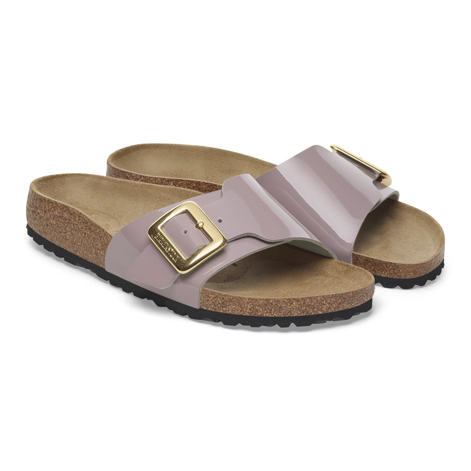 Birkenstock Catalina Luxe Buckle Birko-Flor Patent Patent Faded Purple 6 Birkenstock Catalina Luxe Buckle Birko-Flor Patent Patent Faded Purple - Image 6