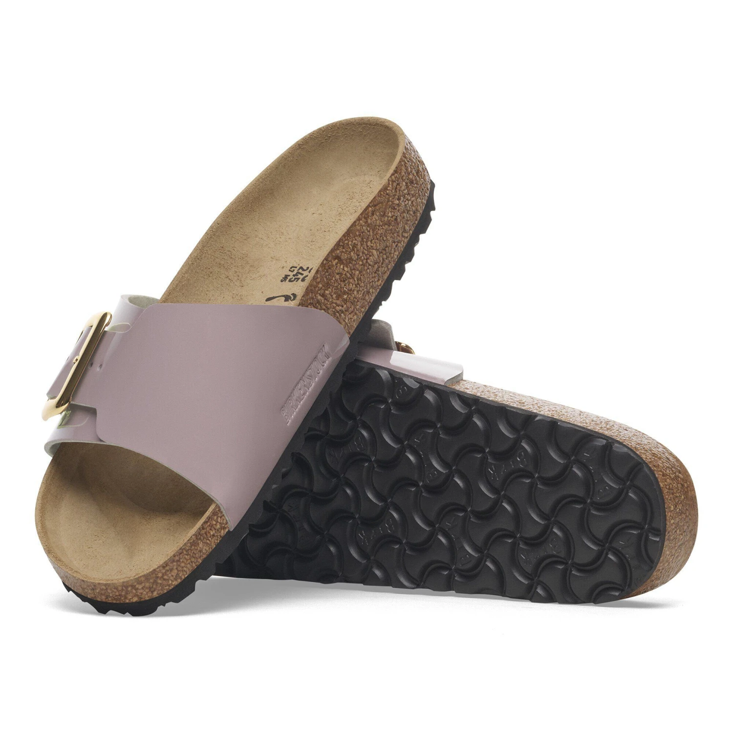 Birkenstock Catalina Luxe Buckle Birko-Flor Patent Patent Faded Purple 5 Birkenstock Catalina Luxe Buckle Birko-Flor Patent Patent Faded Purple - Image 5