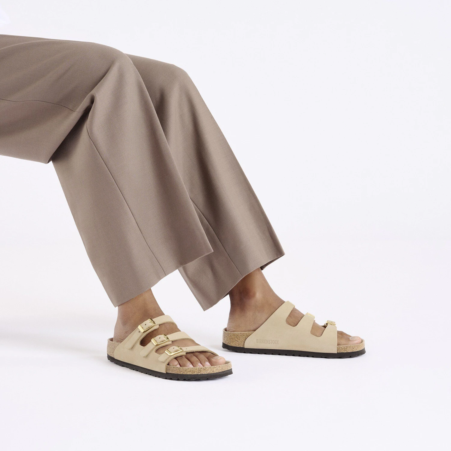 Birkenstock Florida Nubuck Leather Sandcastle 6 Birkenstock Florida Nubuck Leather Sandcastle - Image 6