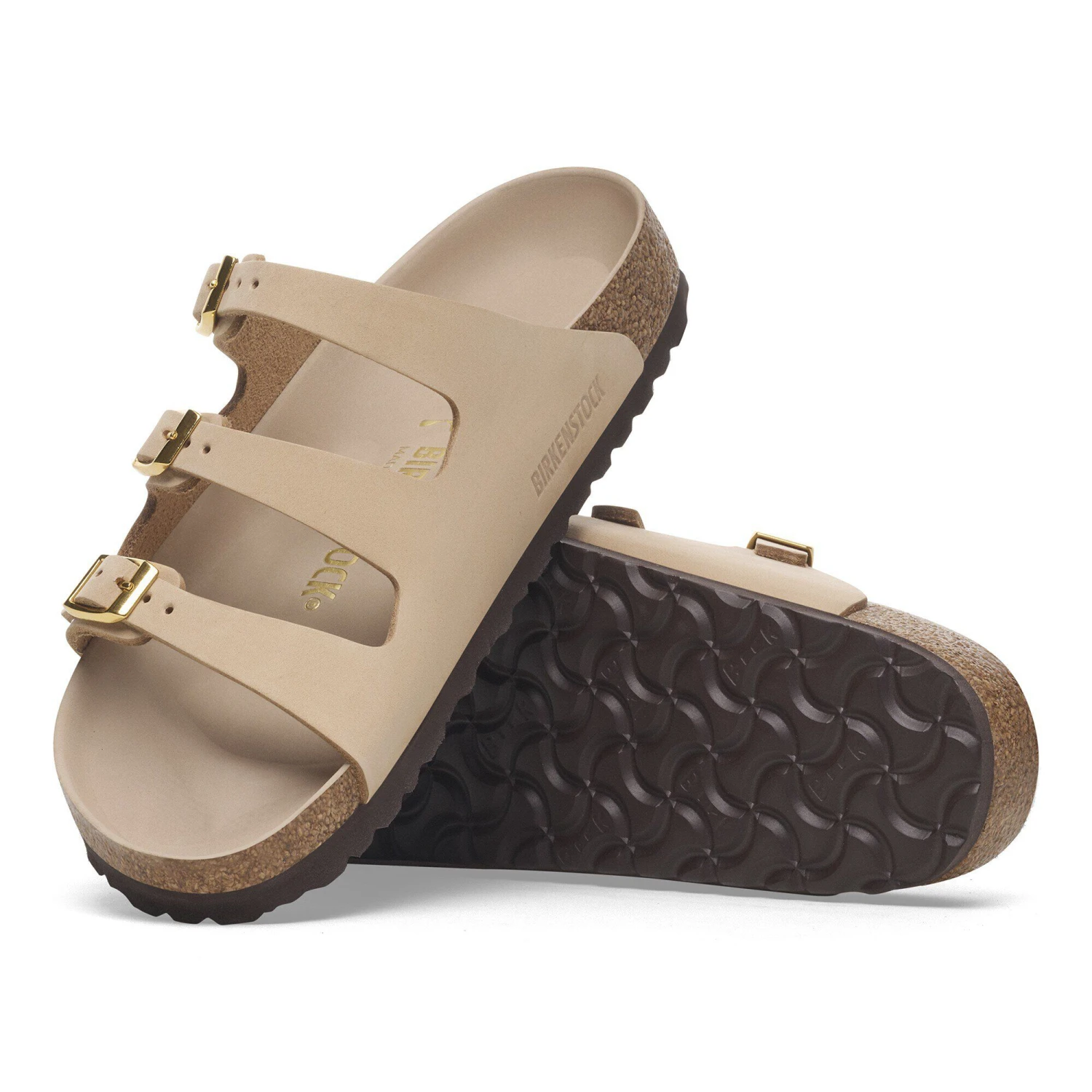 Birkenstock Florida Nubuck Leather Sandcastle 4 Birkenstock Florida Nubuck Leather Sandcastle - Image 4